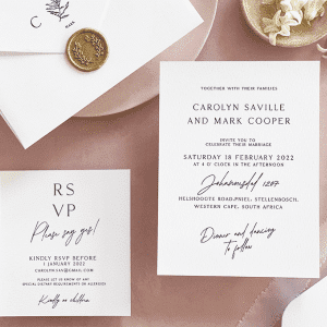 Cape Town Wedding Invitations & Stationery 13