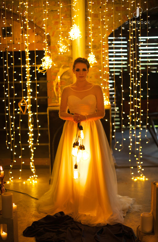 Unique Bouquet of Lights for Wedding