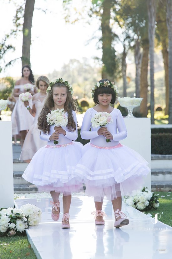 Flower Girls Wedding Ceremony