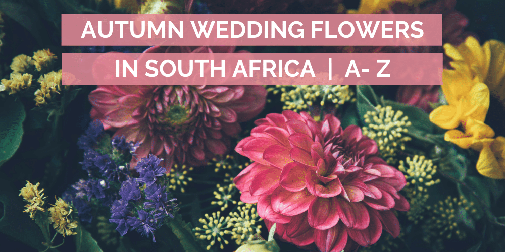 autumn flowers for your wedding