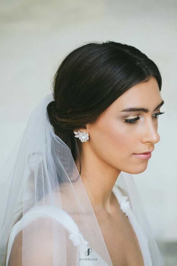 Something Old, New, Borrowed And Blue Wedding earrings